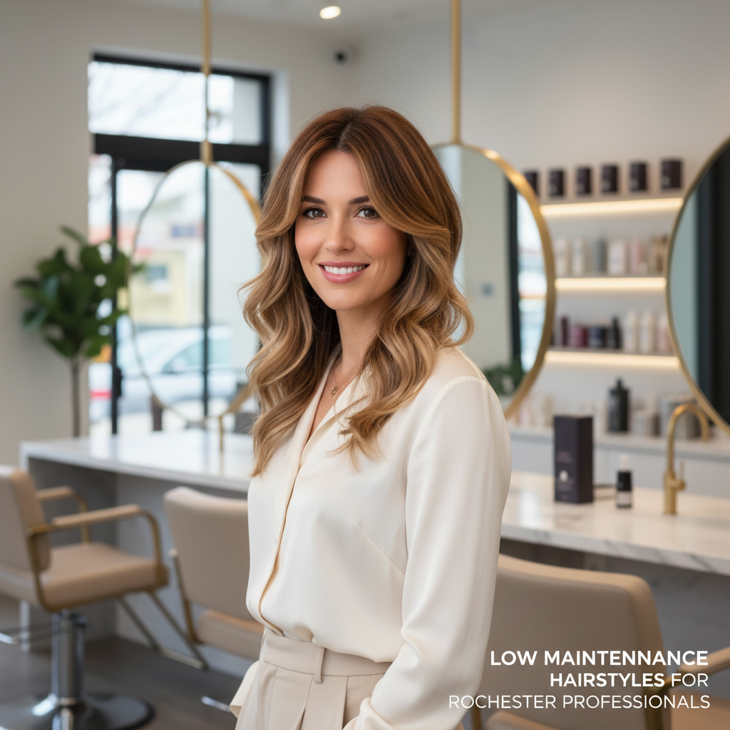 Low Maintenance Hairstyles for Busy Rochester Professionals