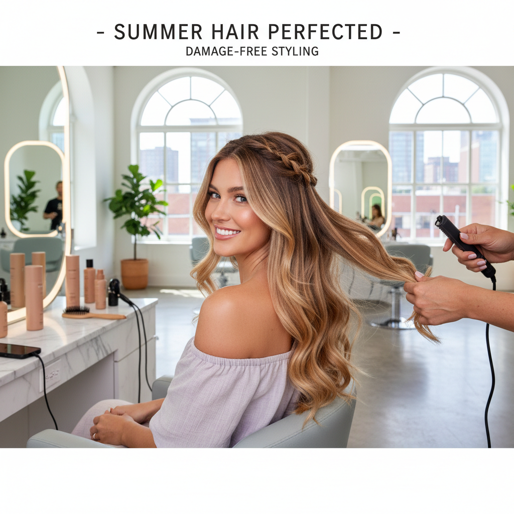 Summer Hair Styling Without Damage for Rochester NY Women