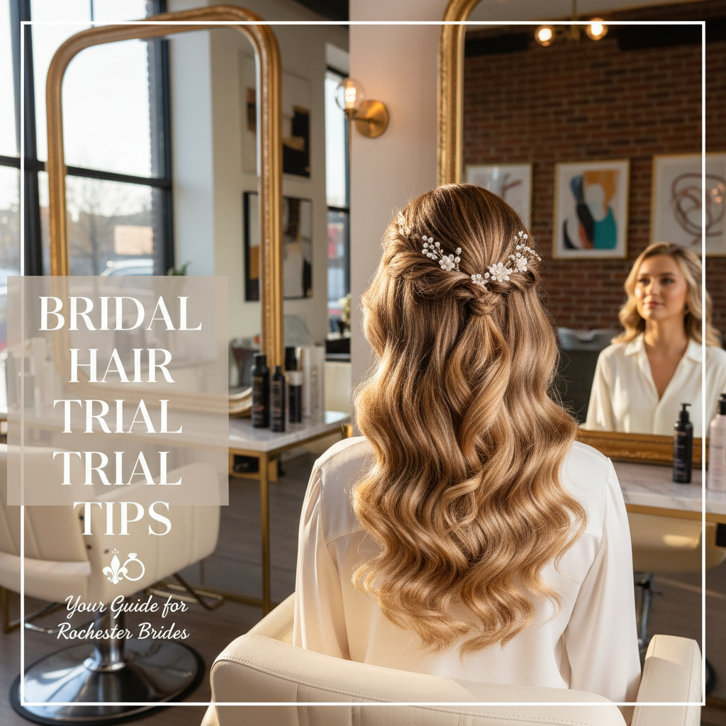 Bridal Hair Trial Tips: Your Guide for Rochester Brides