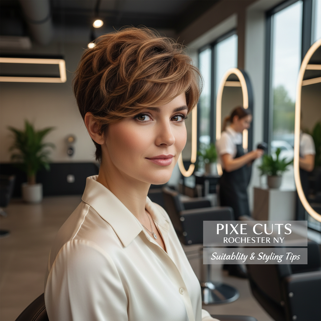 Pixie Cuts in Rochester NY: Suitability & Styling Tips