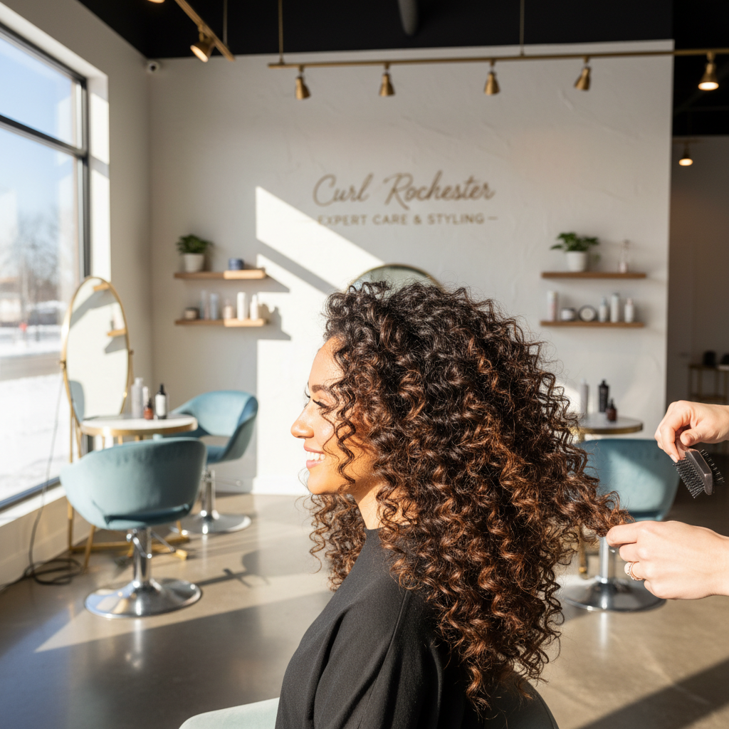 Curly Hair Care and Styling Techniques in Rochester NY
